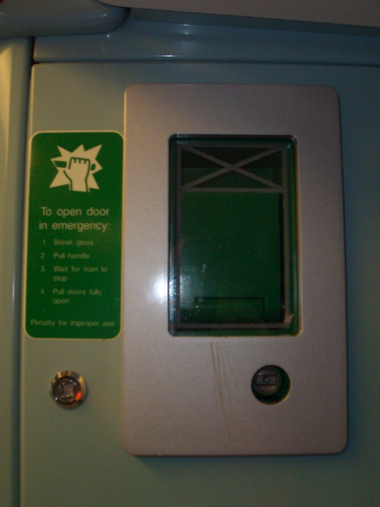 Edr For Trains Emergency Door Release Using Safeglass